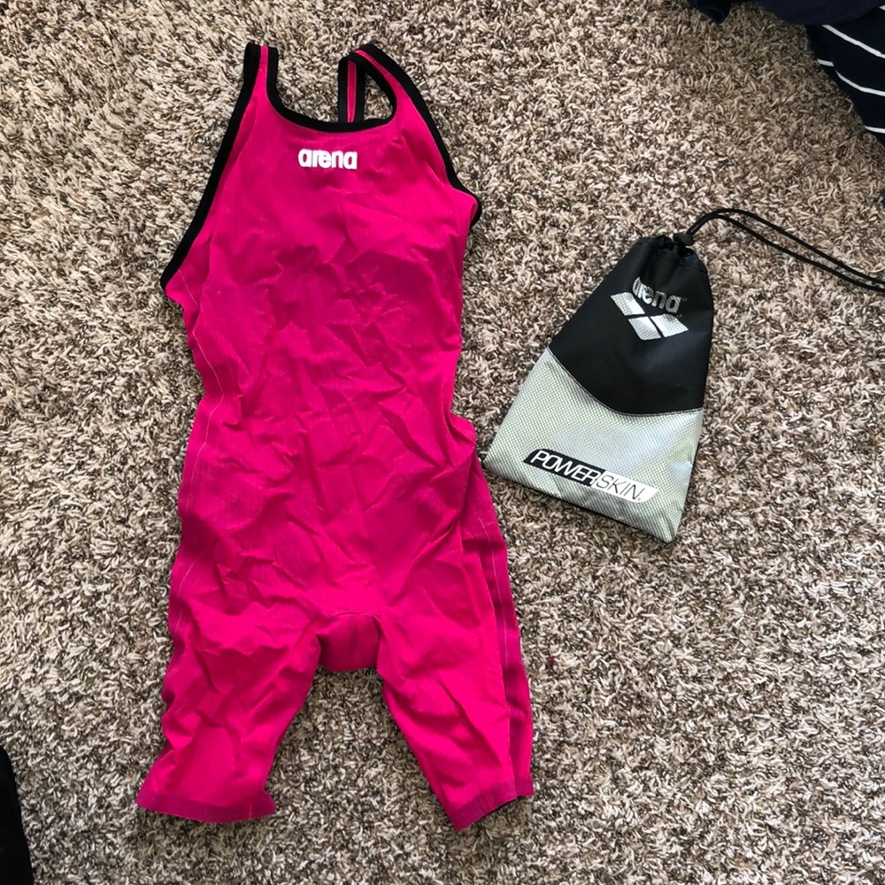 arena carbon pro power skin open back fast skin